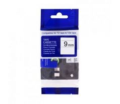 kompatibilná páska pre BROTHER TZE-FX221 čierne písmo, biela flexibilná páska Tape (9mm) (ECO-TZE-FX221)