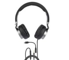4smarts Passiver Headphones Eara One 3.5mm and USB-C Adapter black *Talk Edition (478572)