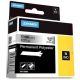 páska DYMO 18486 PROFI D1 RHINO Black On Metallic Permanent Polyester Tape (12mm) (S0718180)