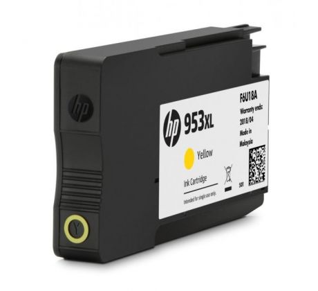 Atramentová náplň HP F6U18AE HP 953XL yellow XL (1.600 str.) pre OfficeJet Pro 7740/8210/8710/8720
