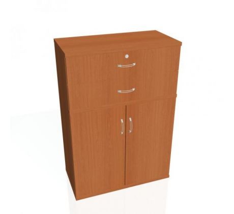 Policová skriňa Strong, zámok, 80x115,2x40 cm, čerešňa/čerešňa