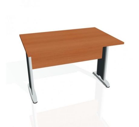 Rokovací stôl Cross, 120x75,5x80 cm, čerešňa/kov