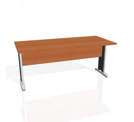 Rokovací stôl Cross, 180x75,5x80 cm, čerešňa/kov