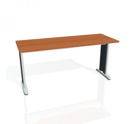 Pracovný stôl Flex, 160x75,5x60 cm, čerešňa/kov