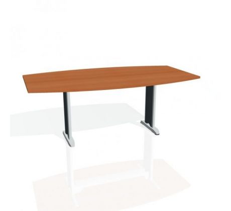 Rokovací stôl Flex, 200x75,5x110 cm, čerešňa/kov