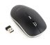Silent wireless optical mouse, black (MUSW-4BS-01)