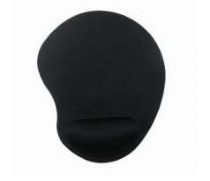 Mouse pad with soft wrist support, black (MP-ERGO-01)