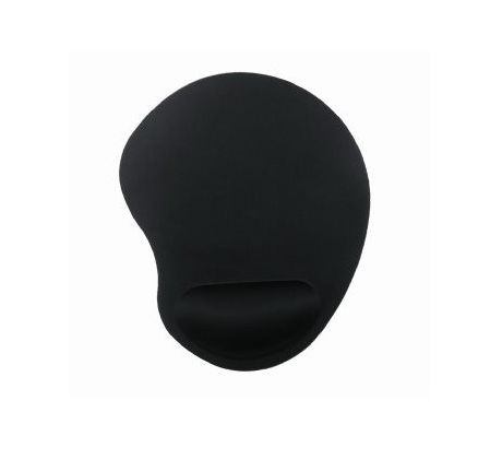 Mouse pad with soft wrist support, black (MP-ERGO-01)