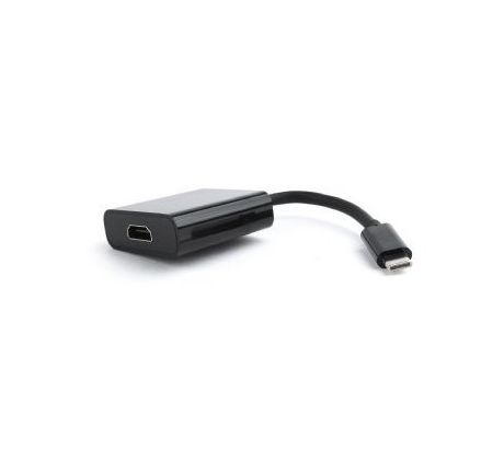 USB-C to HDMI adapter, black (A-CM-HDMIF-01)