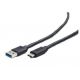 USB 3.0 AM to Type-C cable (AM/CM), 1.8 m (CCP-USB3-AMCM-6)