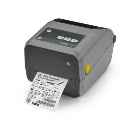 Direct Thermal Printer ZD421; 203 dpi, USB, USB Host, Modular Connectivity Slot, BTLE5, EU and UK Cords, Swiss Font, EZPL (ZD4A042-D0EM00EZ)