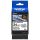 páska BROTHER TZeSL251 čierne písmo, biela páska SELF-LAMINATING Tape (24mm) (TZESL251)