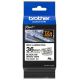 páska BROTHER TZeSL261 čierne písmo, biela páska SELF-LAMINATING Tape (36mm) (TZESL261)