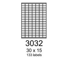 etikety RAYFILM 30x15 oranžové flourescentné laser R01333032F (1.000 list./A4) (R0133.3032F)