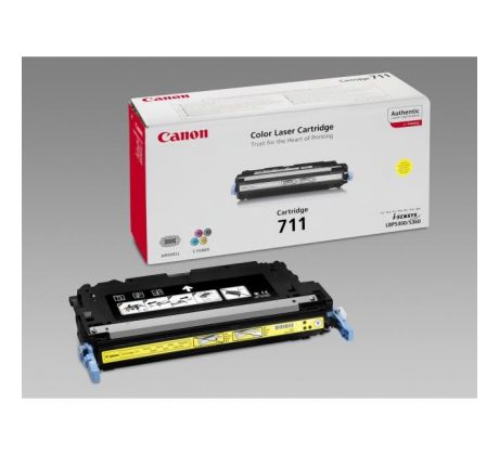 Toner Canon CRG-711 pre LBP 5300/5360/MF 9130/9170/9280CDN yellow (6.000 str.)