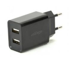 2-port universal USB charger, 2.1 A, black (EG-U2C2A-03-BK)