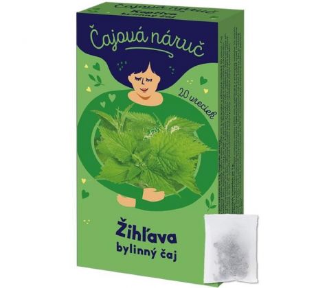 Čaj LEROS bylinný Čajová náruč žihľava 20 x 1 g