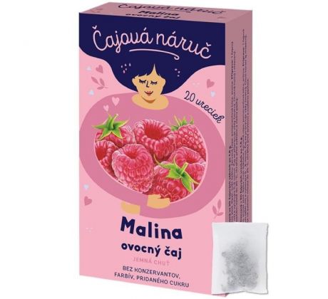 Čaj LEROS ovocný Čajová náruč malina 20 x 1 g