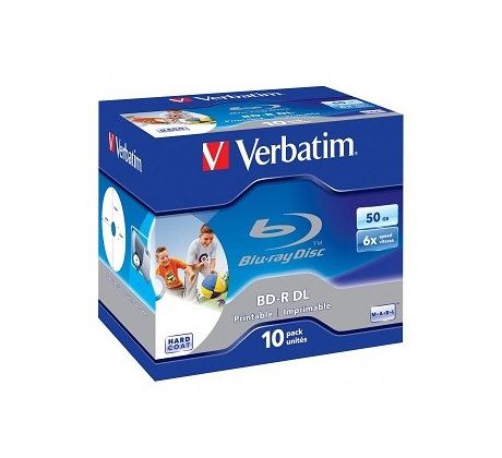 BD-R DL VERBATIM 50GB 6X 10ks jewel box (43736)