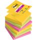 Samolepiace Z-bločky Post-it Super Sticky CARNIVAL, veľkosť 76x76 mm, 6 bločkov po 90 lístkov