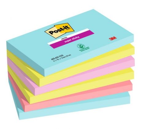 Samolepiaci bloček Post-it Super Sticky COSMIC 76x127mm