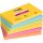 Samolepiaci bloček Post-it Super Sticky CARNIVAL, veľkosť 76 x127 mm 6 bločkov po 90 lístkov
