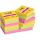 Samolepiaci bloček Post-it Super Sticky CARNIVAL, veľkosť 47,6 x 47,6 mm, 12 bločkov po 90 lístkov