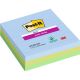 Samolepiaci bloček Post-it Super Sticky OASIS, veľkosť 101x101 mm XL, linajkové, 3 bločky po 70 lístkov