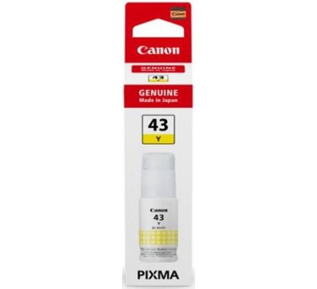 atramentová náplň CANON GI-43Y yellow PIXMA G540/G640 3 (700 str.) (4689C001)