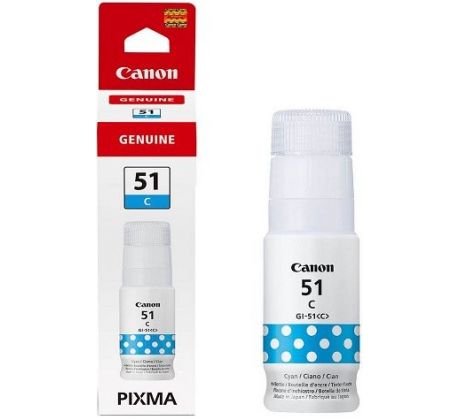 atramentová náplň CANON GI-51C cyan PIXMA G1520/G2520/G2560/G3520/G3560 (7700 str.) (4546C001)