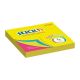 Samolepiaci bloček Stick'n Hopax Alternate, mix neón, 76 x76 mm