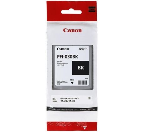 kazeta CANON PFI-030BK black iPF TA-20/TA-30, TM-240/340 (55 ml) (3489C001)