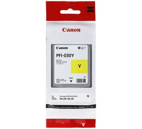 kazeta CANON PFI-030Y yellow iPF TA-20/TA-30, TM-240/340 (55 ml) (3492C001)