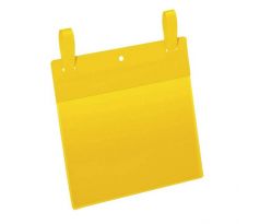 Vrecko na štítok s páskami 297 x 210 mm na šírku 50 ks žlté