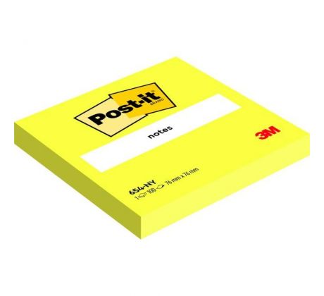 Samolepiaci bloček Post-it 76x76 žltý 6x 100 lístkov