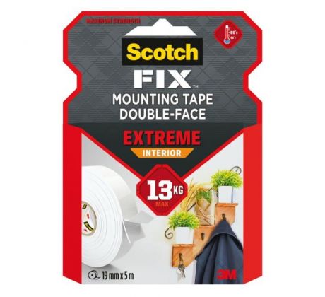 DARČEK - Montážna páska Scotch do interiéru supersilná, 19 mm x 5 m  - Objednaj 1 ks a dostaneš darček 1 ks Zvinovací meter ( Platí do 30.9.2025)