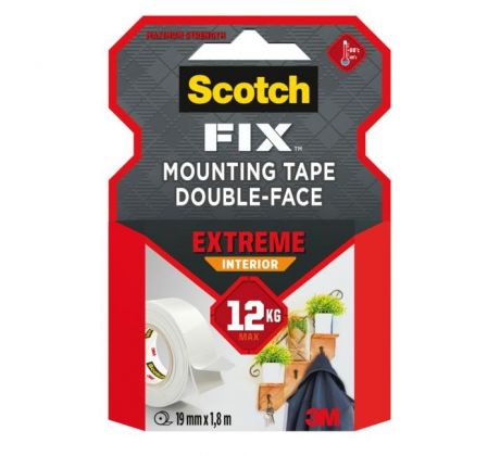 DARČEK - Montážna páska Scotch do interiéru supersilná, 19 mm x 1,8 m  - Objednaj 1 ks a dostaneš darček 1 ks Meteostanica/BD ( Platí do 30.9.2025)