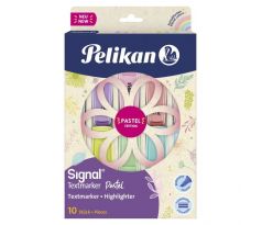 Sada zvýrazňovačov Pelikan Signal pastel 10s