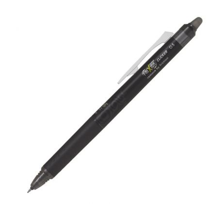 Roller gumovací PILOT Frixion clicker R, 0,5 mm čierna