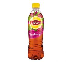 Čierny ľadový čaj Lipton malina 12 x 0,5 ℓ