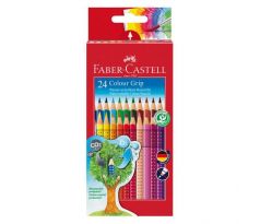 Farbičky akvarelové Faber Castell Color Grip 24ks farebné