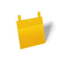Vrecko na štítok s páskami 210 x 148 mm na šírku 50 ks žlté