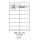 etikety ECODATA Samolepiace 105x41 univerzálne biele (1000 listov A4/bal.) (ECO-10504100F)