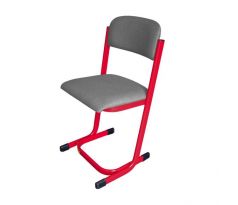 Učiteľská stolička, červená