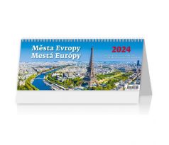 Stolový kalendár Mestá Európy 2024