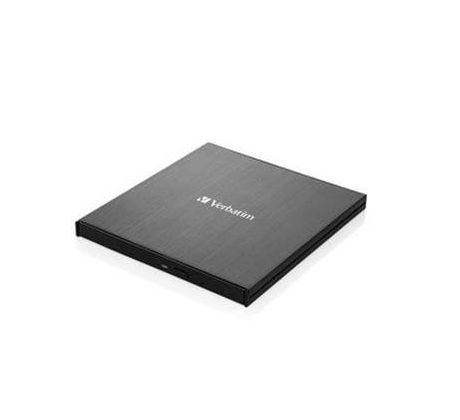 Externá CD/DVD Slimline mechanika Verbatim USB-C pripojenie (43886)