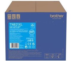 toner BROTHER TN-821XL Cyan HL-L9430CDN/L9470CDN, MFC-L9630CDN/L9670CDN (9000 str.) (TN821XLC)