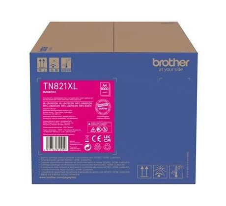 toner BROTHER TN-821XL Magenta HL-L9430CDN/L9470CDN, MFC-L9630CDN/L9670CDN (9000 str.) (TN821XLM)