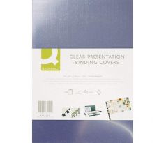Plastové obálky na krúžkovú väzbu Q-Connect A3 PVC 200mic číre