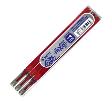 Náhradná náplň do gumovacieho rollera PILOT Frixion Point 0,5 mm červená 3ks